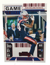 2024 Panini Contenders #69 Kendrick Bourne Game Ticket Red