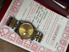 Tudor prince day date / box & papers / vintage 