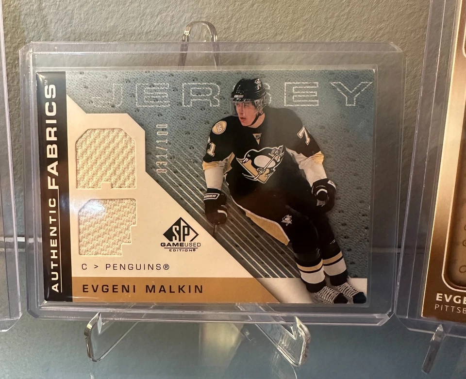 Evgeni Malkin /100 2006-07 Young Guns / Marquee Rookies / SP Authentic Jersey - Image 3 of 4