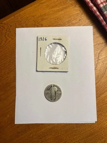 1926  Standing Liberty Quarter , 90% silver