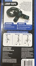 NEW  Pro Strength Weighted Jump Rope Tangle-Free, Cardio Workout New