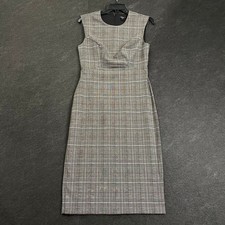 EXPRESS Plaid Sheath Dress Women's Size S Gray 07858747 
