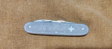 Retired Silver Old Cross Victorinox Electrician Alox Pioneer Swiss Army Knife