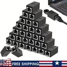 RJ45 Inline CouplerCat7/Cat6/Cat5e Ethernet Network lot Cable Extender Connector