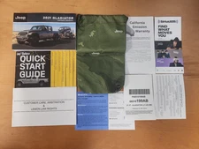 2021 Jeep Gladiator Owner’s Manual - Complete Set 