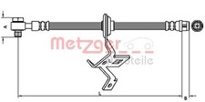 Flexible de frein Mercedes CLASSE M