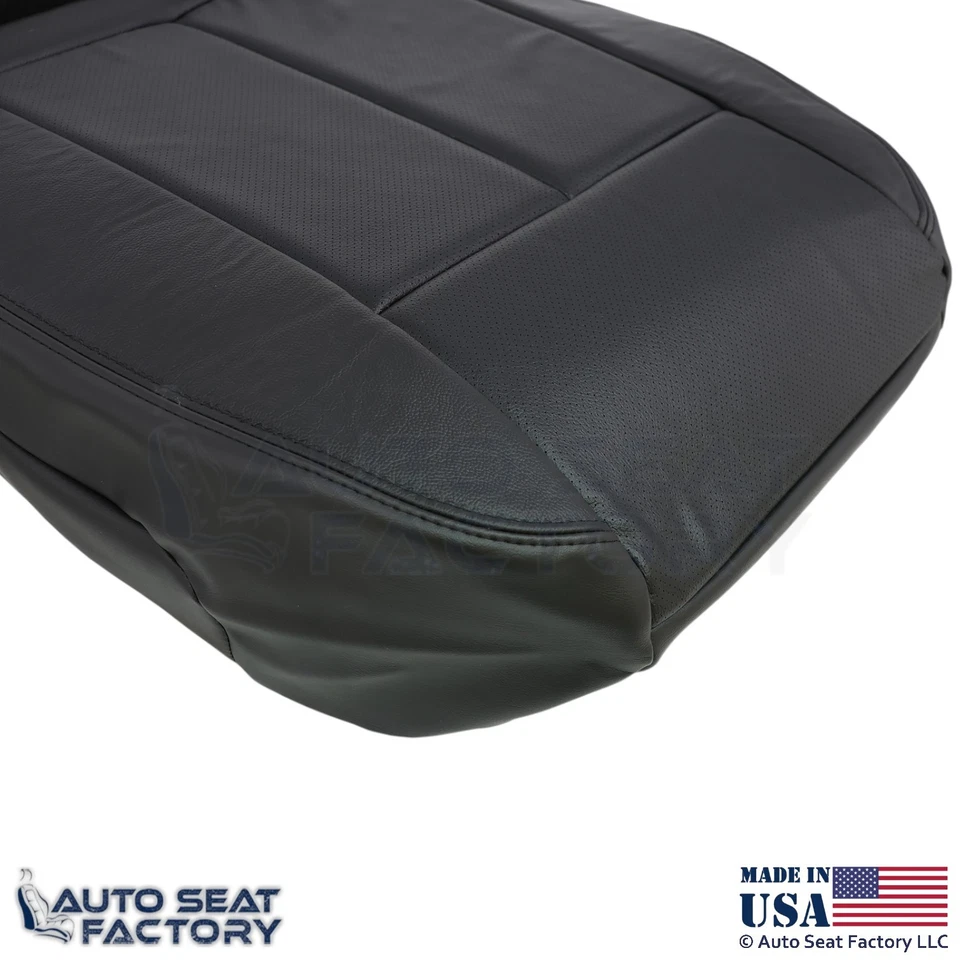 Cubierta inferior del conductor de cuero genuino para Nissan Altima 2013-2018 sedán carbón Foto 3 de 4