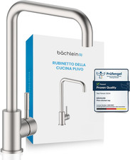 Rubinetto Da Cucina Girevole a 360 Gradi Rubinetto per Lavello a Mano Singola in