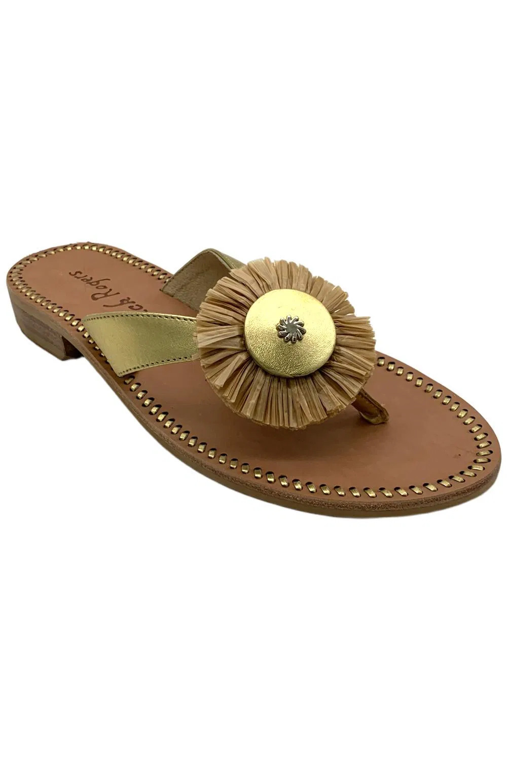 Jack Rogers Women's Cay Thong Sandals Gold