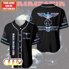 Personalized Rammstein Neon Baseball Jerse