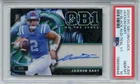 2024 Wild Card QB1 Jaxson Dart BLACK KALEIDOSCOPE Rookie RC Auto #'D 1/1 PSA 10