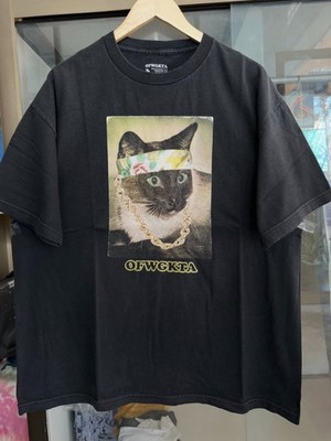 OFWGKTA Odd Future Tyler the Creator Cat with Chain Shirt