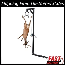 Truck 2" Hitch Game Hunting Hoist,400LB,360 Degree Swivel Hitch Mounted Cleaning