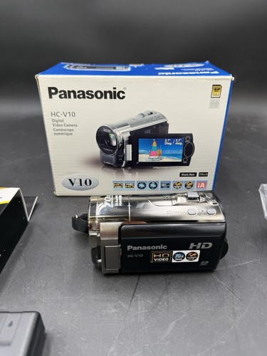 Panasonic HC-V10 Digital Video Camera HD 70x Zoom + Battery/Card/Charger TESTED - Picture 2 of 15