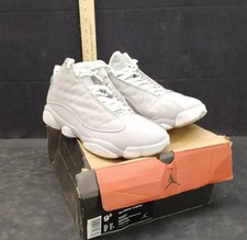 Nike Air Jordan 13 Retro White Gray Sneakers ...