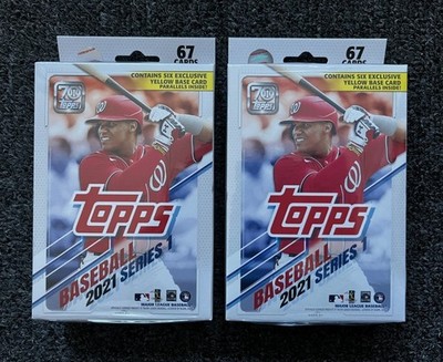 2021 Topps Baseball Series 1 (2) Hanger Box Lot, Jo Adell Alec Bohm...etc Rookie