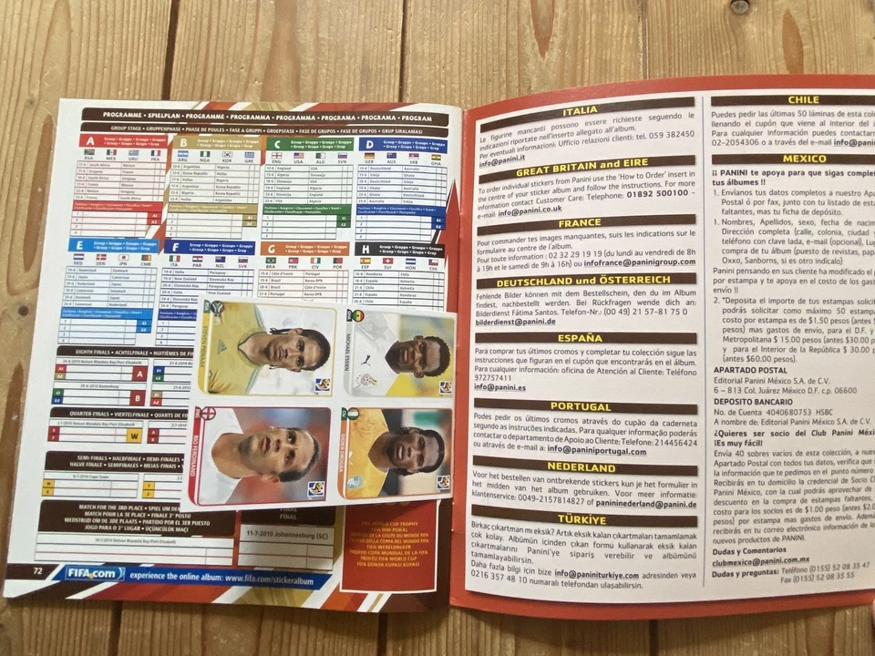 Panini FIFA World Cup South Africa 2010 Official Licensed Sticker Album + 6 free - Image 3 of 4