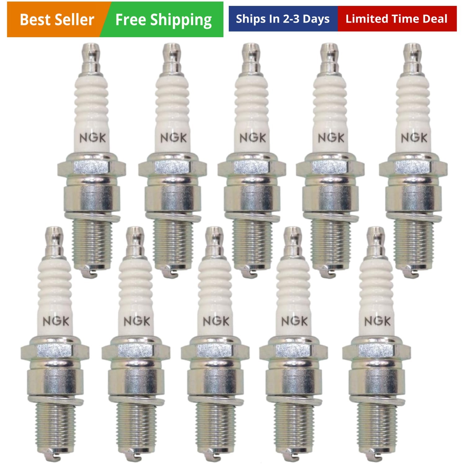 NGK 10 Pack 3066 Spark Plug
