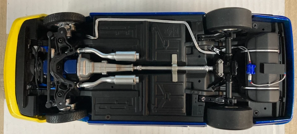 1/18 GMP 1987 Ford Mustang LX Fox Body Street Heat Blue - Image 3 of 4