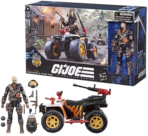 G.I. Joe - Classified Series - #137, Tiger Force Wreckage & Tiger Paw ATV - NEW