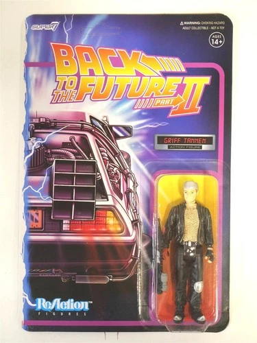Back to the Future Action Figure Griff Tannen 3.75" ReAction Figure Super7 2024