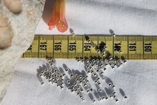 2mm Silver Plated Round Spacer Beads Crafts Spacer Beads Stoppers 100 pieces