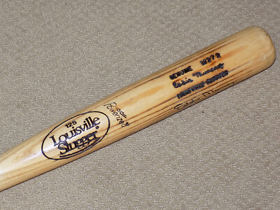 Eddie Murray H&B Game Used Signed Bat Baltimore Orioles Dodgers