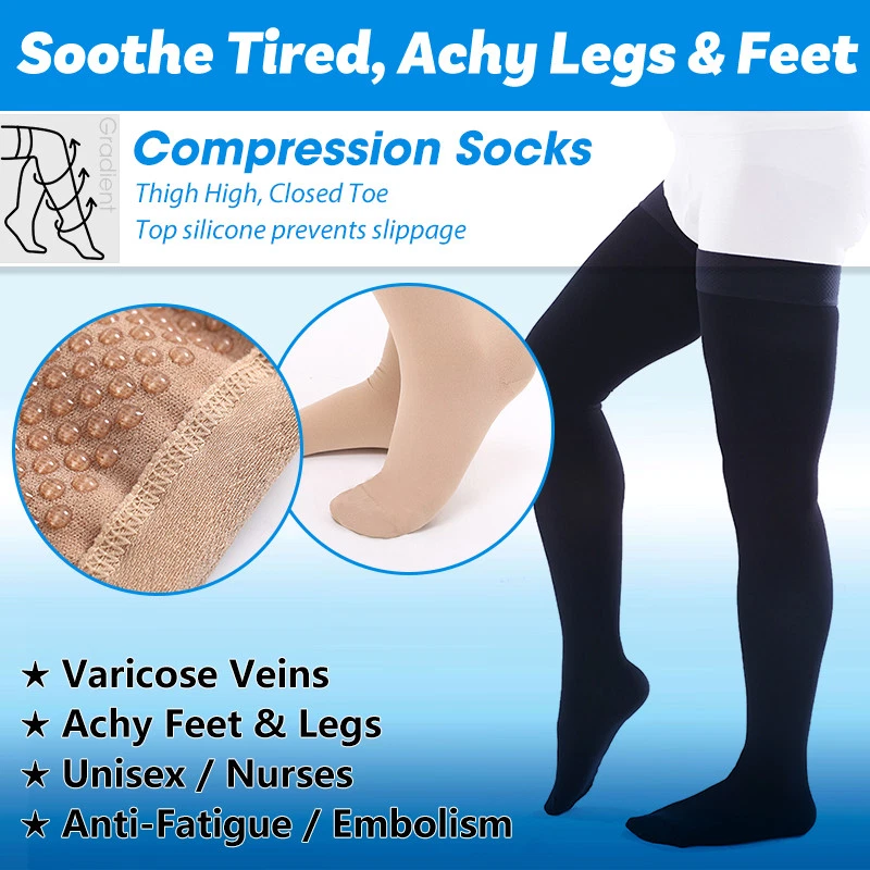 Compression Socks Women Men Stockings Relieve Varicose Veins and Edema  Symptoms