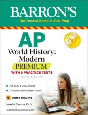 AP World History: Modern Premium: With 5 Practice Tests (Barron's AP) - GOOD