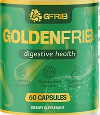 GoldenFrib Digestive Health Dietary Supplement 60 Capsules Genuine Golden Frib