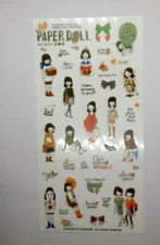  Sticker, Paper Dolls, Pvc, Cartoon Sticker, Diary Sticker, Scrapbook,