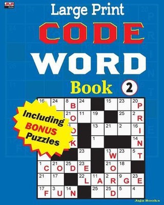 Large Print CODE WORD Book 2 by Jaja Media (English) Paperback Book