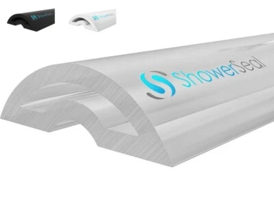 SHOWER SEAL Shower Door Threshold Strip Seal | flexible rubber | Stick to Floor/Tray/Bath