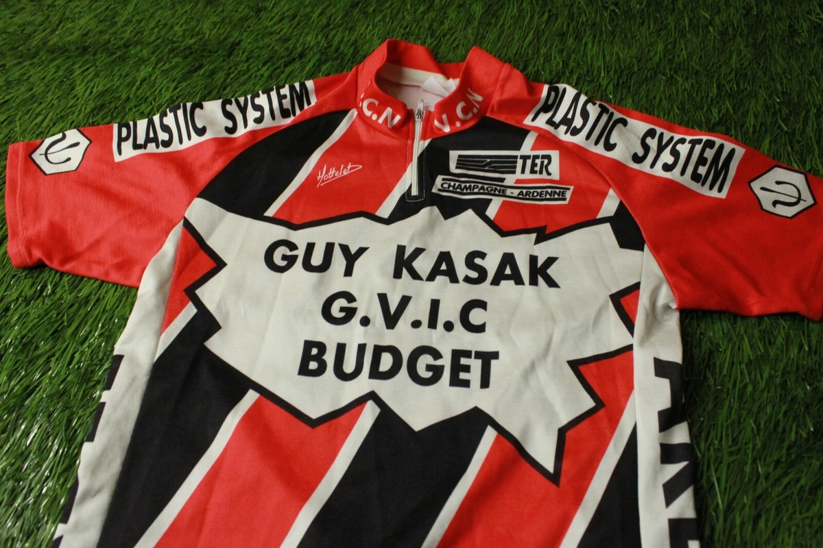 CYCLING SHIRT JERSEY MAGLIA TRIKOT GUY KASAK G. V. I. C BUDGET