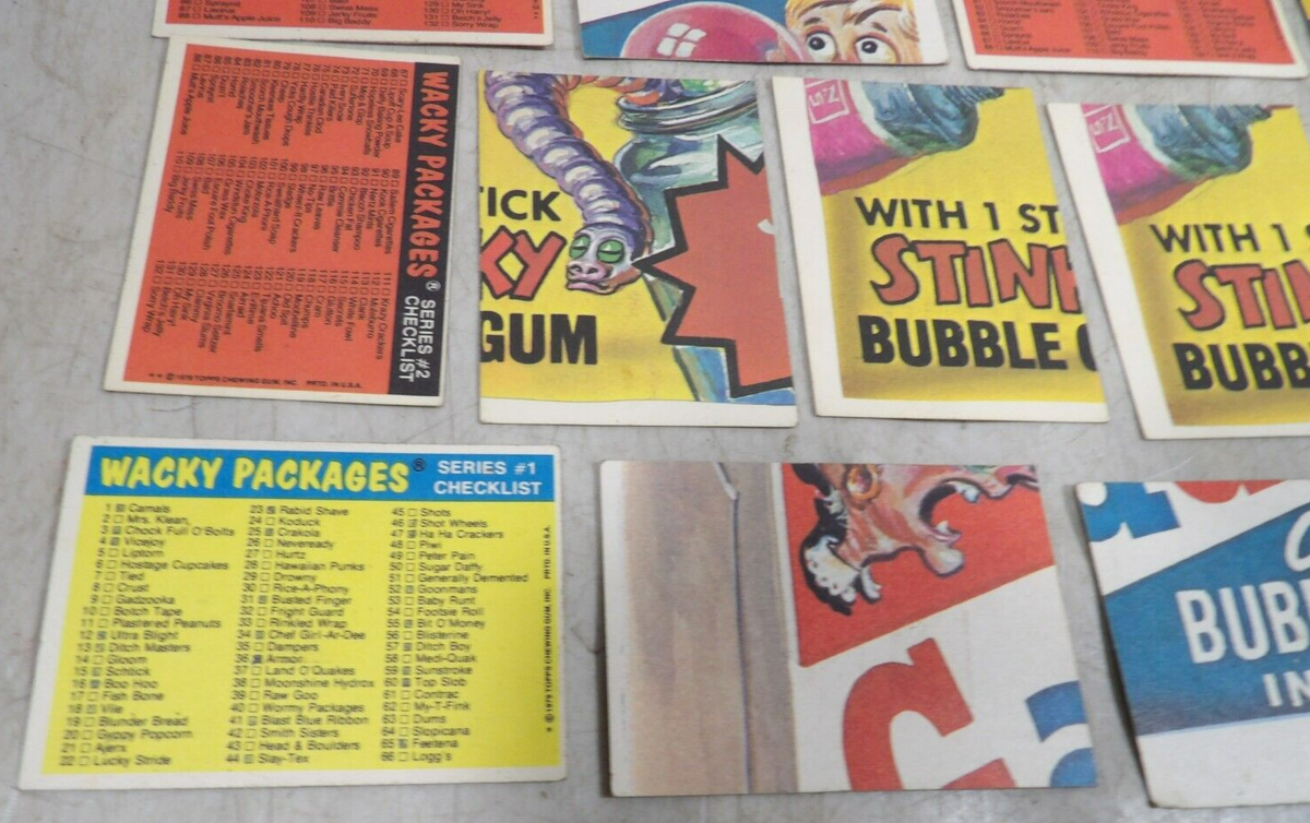 27 Vintage 1979 Topps Wacky Packages Cards Wacky Pack Stickers | eBay