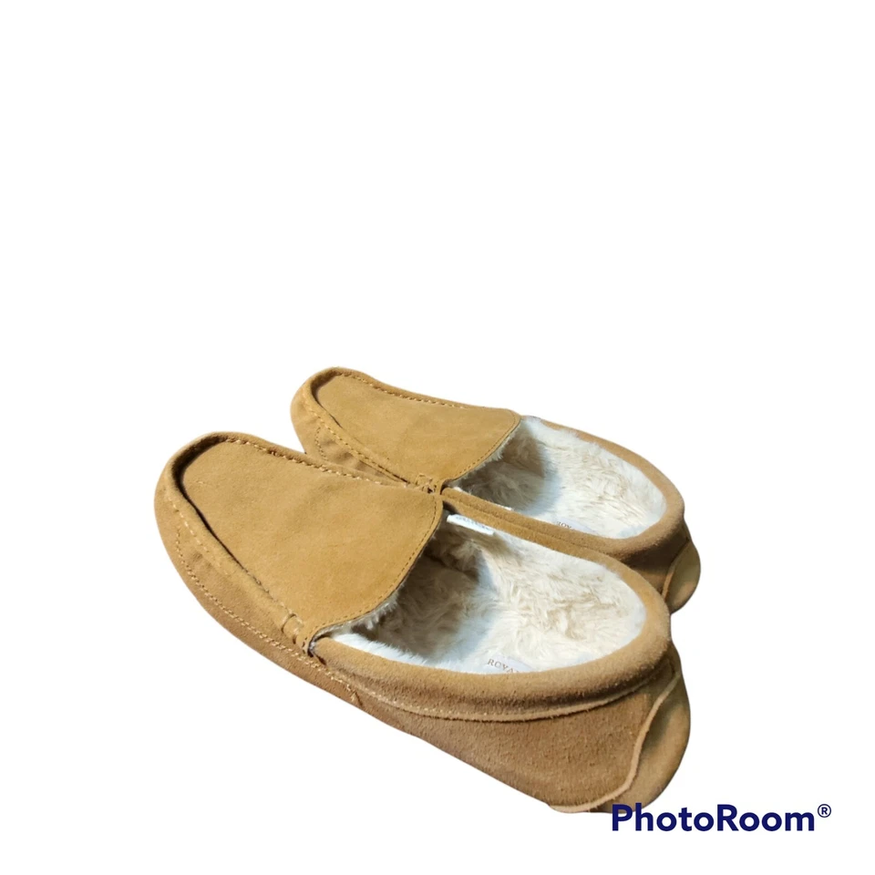 Zapatillas de gamuza genuinas Royal Class para hombre, tostadas, piel sintética, nuevas en caja 11/12 Foto 2 de 4