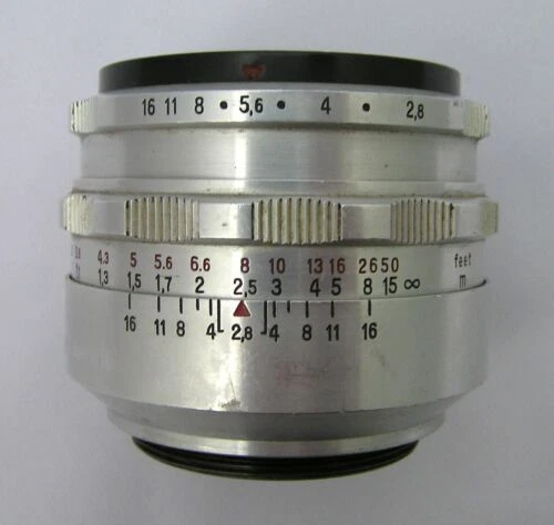 Norma Carl Zeiss Jena f/2.8 lentes para cámaras vintage