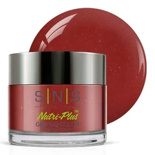 SNS Nail Dipping Powder BM34 Poppy Red 1 oz