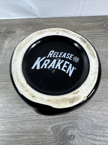 Release The Kraken Black Spiced Rum Ceramic Octopus Tiki Mug Cup Tumbler Vase - Picture 9 of 12