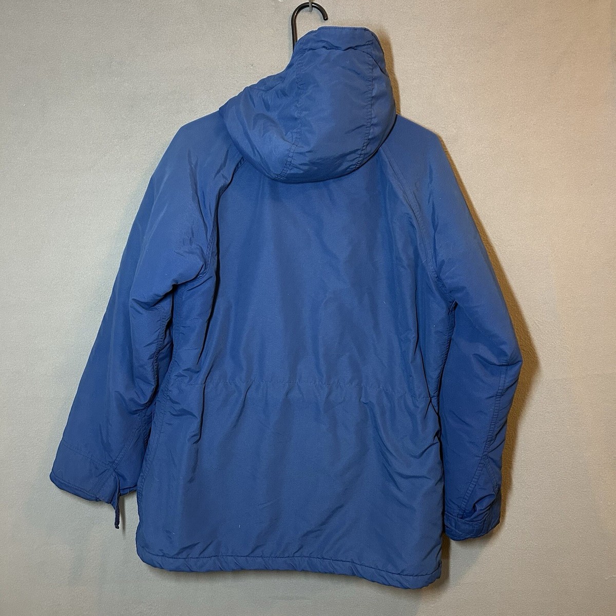 VTG 80s LL Bean Baxter State Parka Jacket Fits Sm/Med Blue Hooded