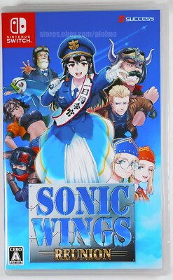 SONIC WINGS REUNION Brand New NINTENDO SWITCH Game JP Release Aero Fighters