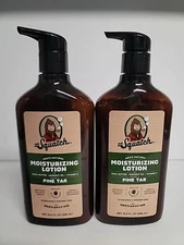 (2) Dr.Squatch Natural Hand & Body Lotions - Pine Tar Scent Brand New
