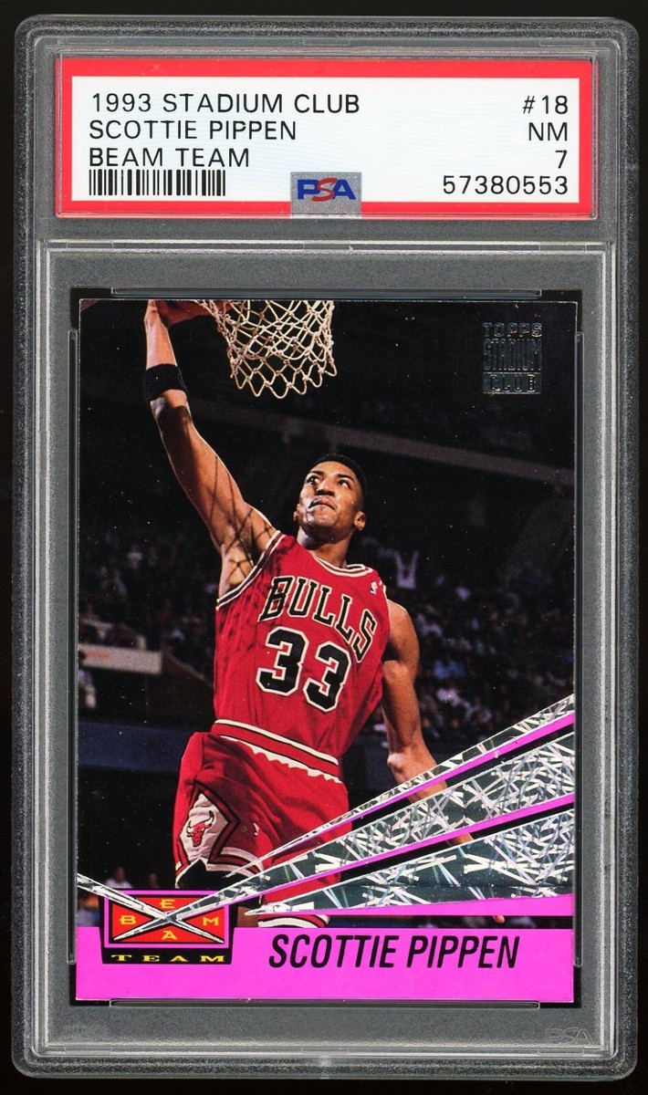 1993 STADIUM CLUB BEAM TEAM #18 SCOTTIE PIPPEN PSA 7 | eBay