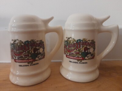 WERBEGESCHIRR ROSIE O' GRADY'S EMPORIUM SALZ PFEFFERSTREUER ORLANDO VINTAGE