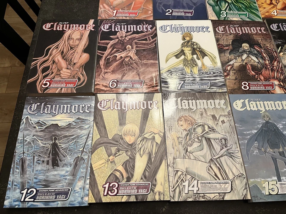 Claymore Manga English Lot Of Volumes 1-18 Preowned  - Image 4 of 4
