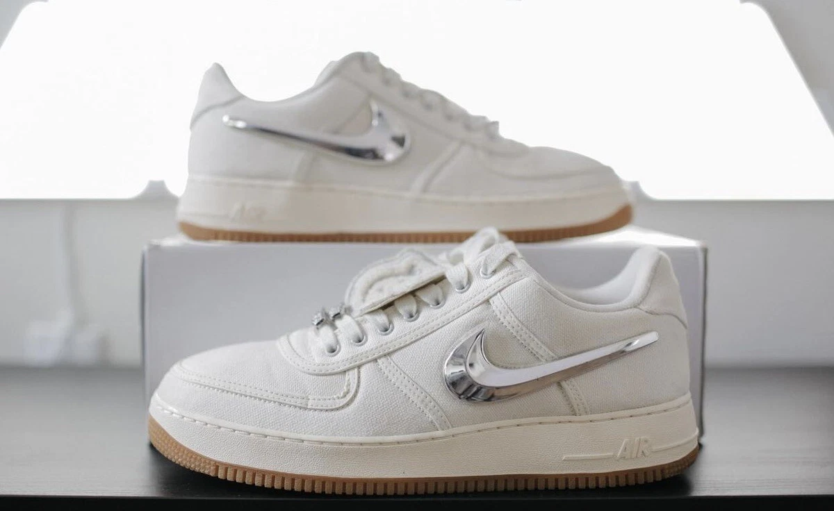 Air force 1 low travis scott sail Size 10.5 Condo DS Box Has Minor