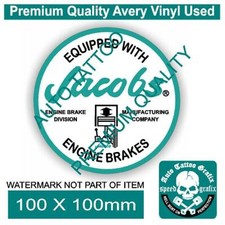 Jacobs Engine Brakes Decal Sticker Vintage Americana Rat Rod Hot Rod Stickers Jacobs Engine Brakes Decal Sticker Vintage Americana Rat Rod Hot Rod Stickers