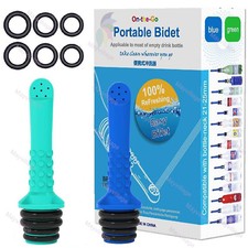 Portable Manual Handheld Toilet Sprayer Hygiene Wash Travel Bidet Set 2 PCS Pack