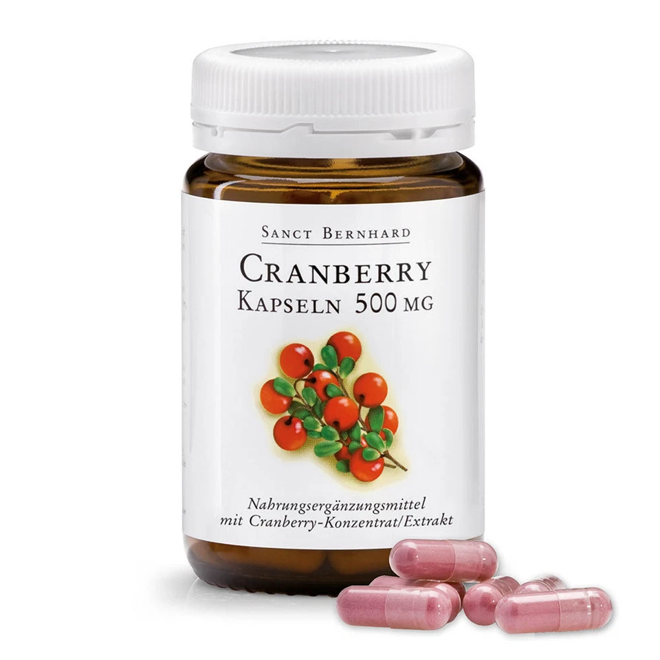 SANCT BERNHARD Cranberry-Kapseln 500 mg St. Bernhard 90 Stück Eur23,68/100g