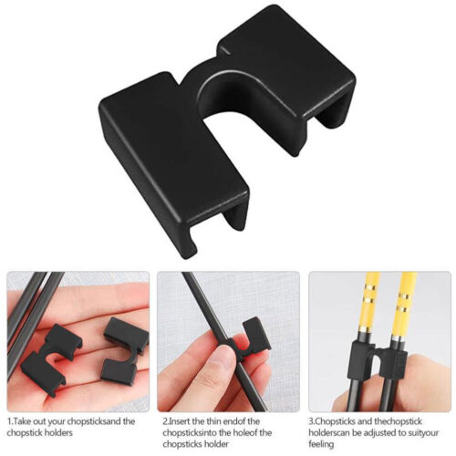 5PCS Reusable Chopstick Helpers Training Chinese Chopsticks Trainer Holder - Picture 5 of 33